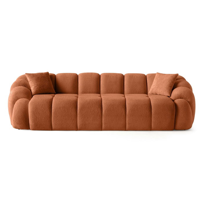 Atelier Del Sofa Octavio - Sofá de 4 plazas Rojo Teja